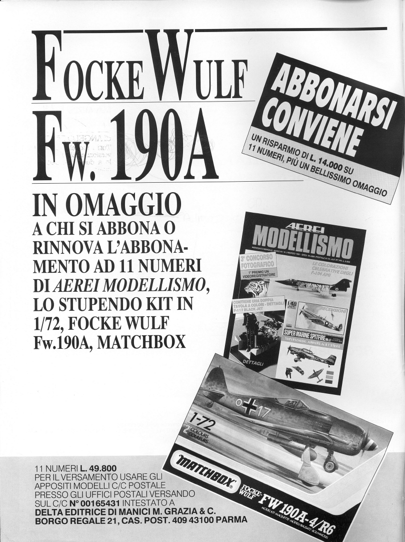 Aerei Modellismo 1991-05